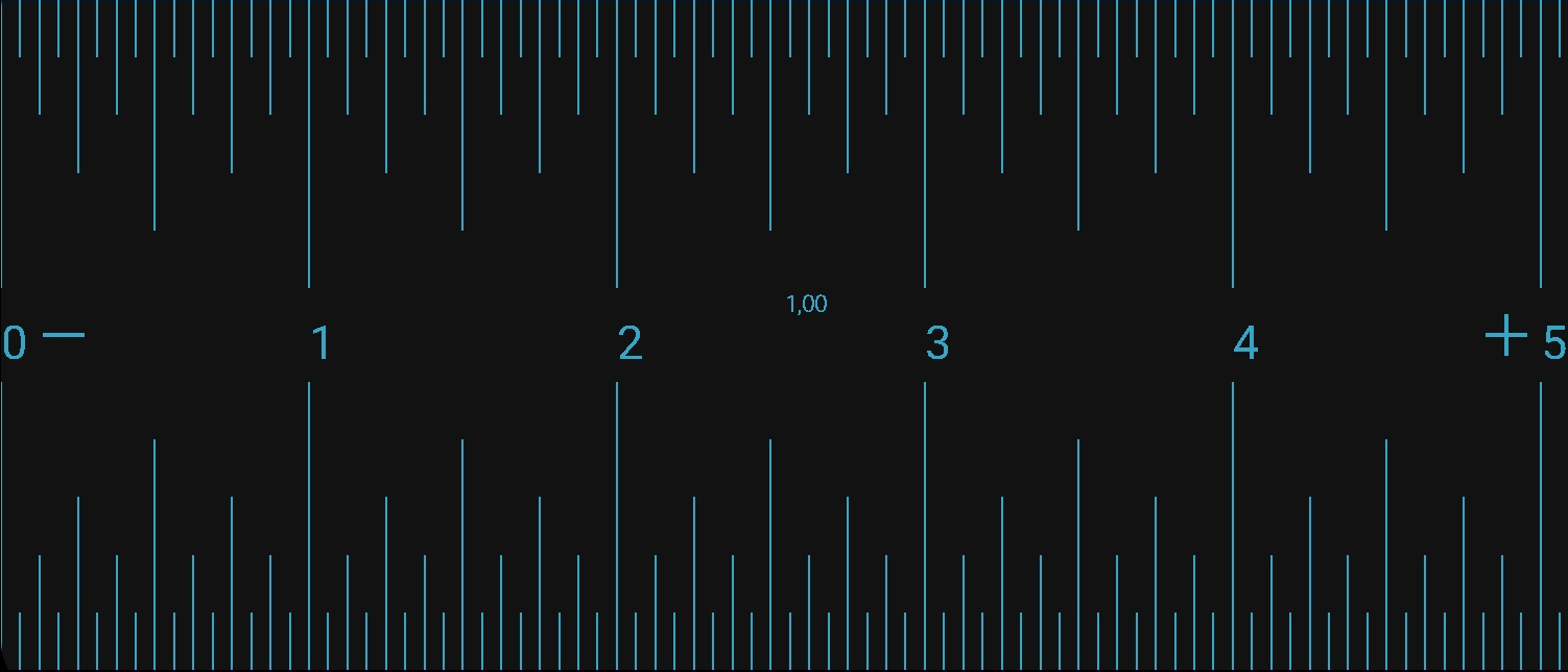 Screenshot of the app showing the results of the sample code from Example 1.